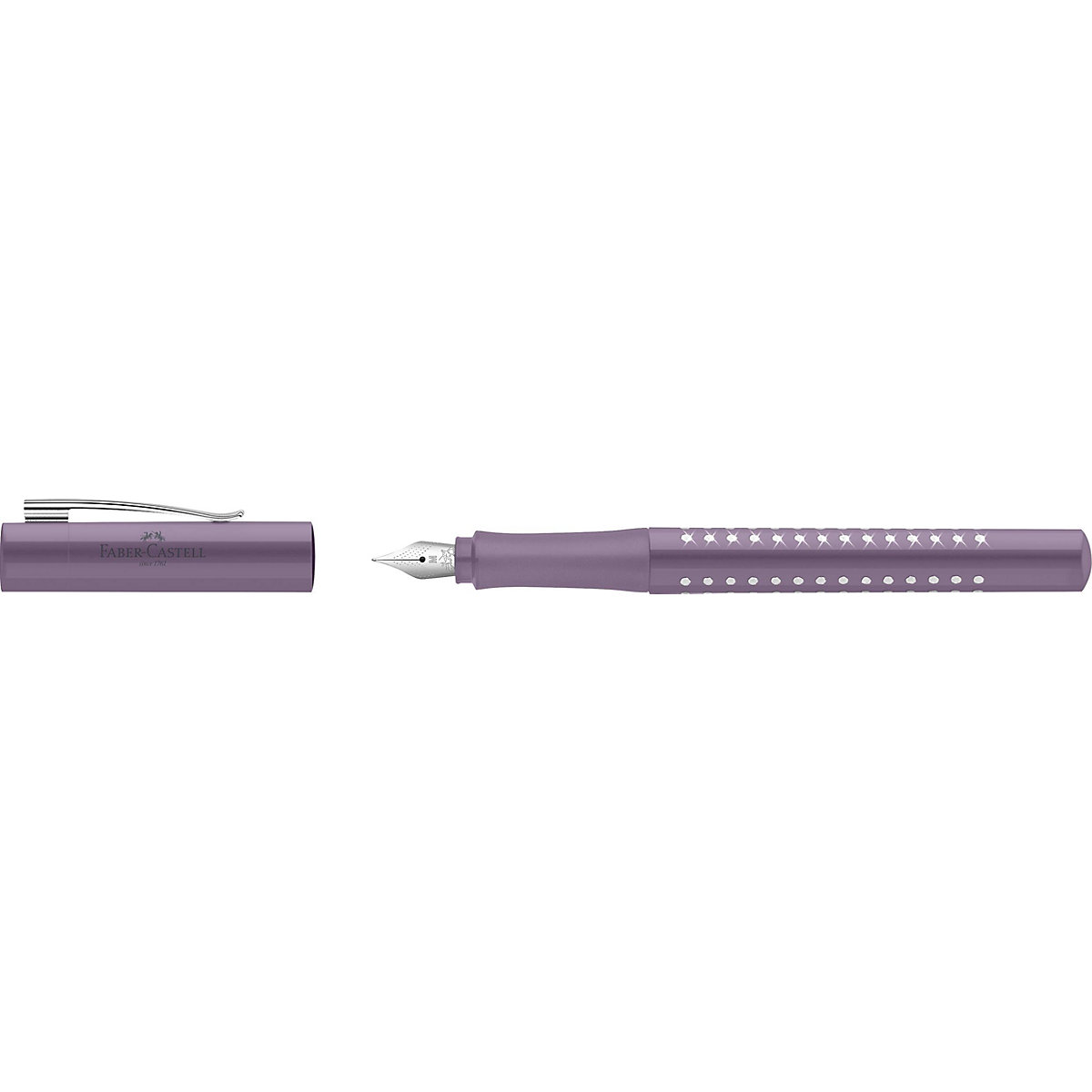 Füllhalter Sparkle violet M blaue Tinte