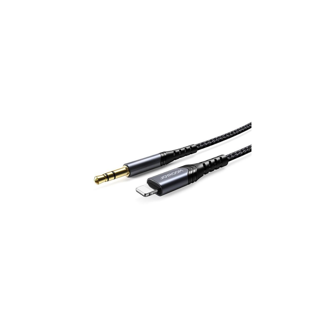 Joyroom Stereo Audio AUX Kabel 3,5 mm Mini-Buchse auf Lightning für iPhone iPad 2 meter in schwarz