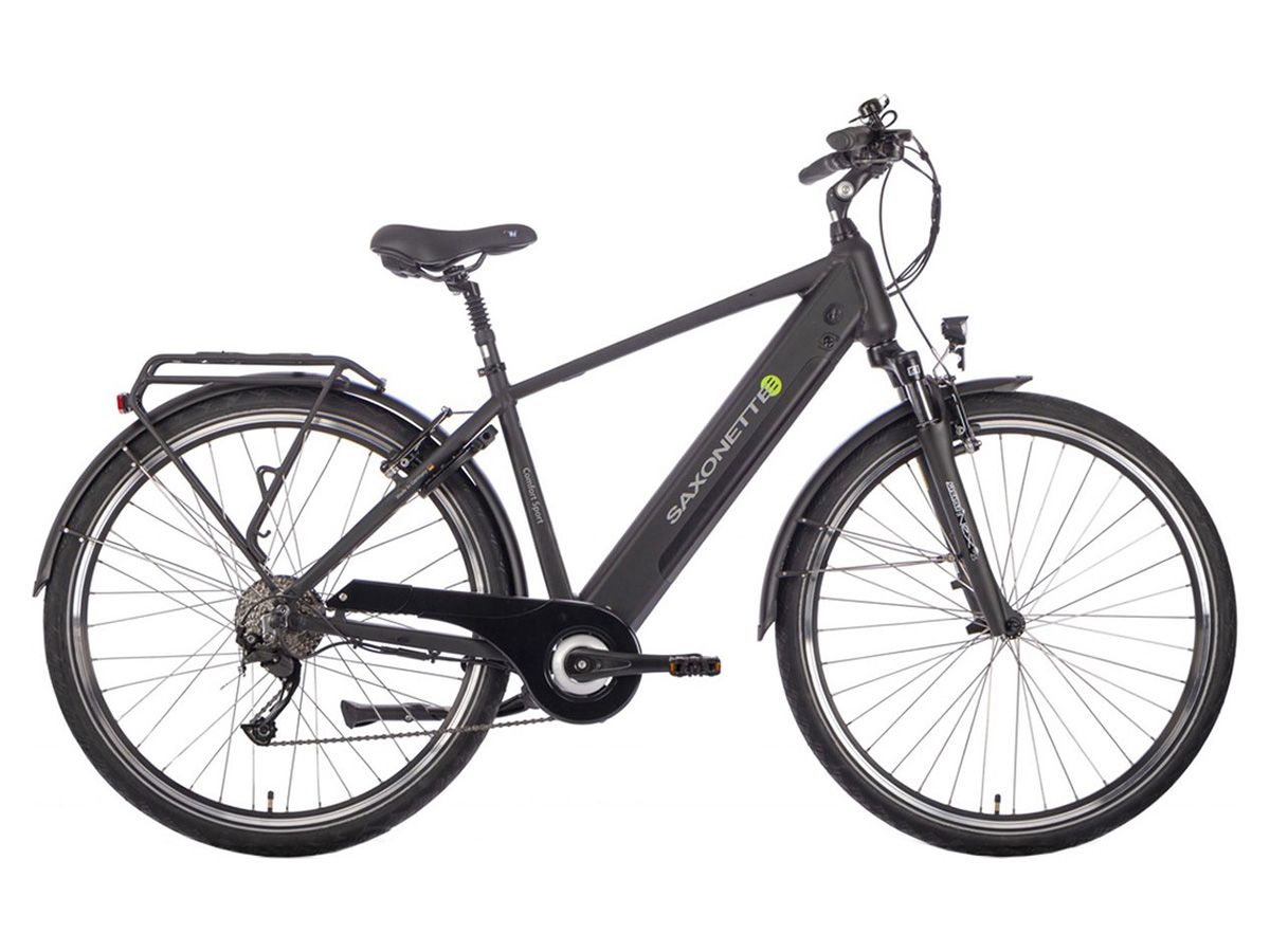 Saxonette Comfort Sport 54cm 9sp Elektrisches Herrenfahrrad