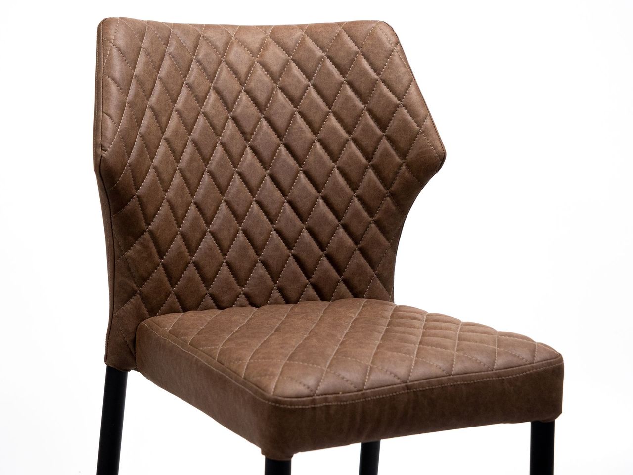 essentials Louis Stapelstuhl Cognac, kunstleder gepolstert, feuerhemmend, 49x57,5x81,5cm (BxTxH), 52001
