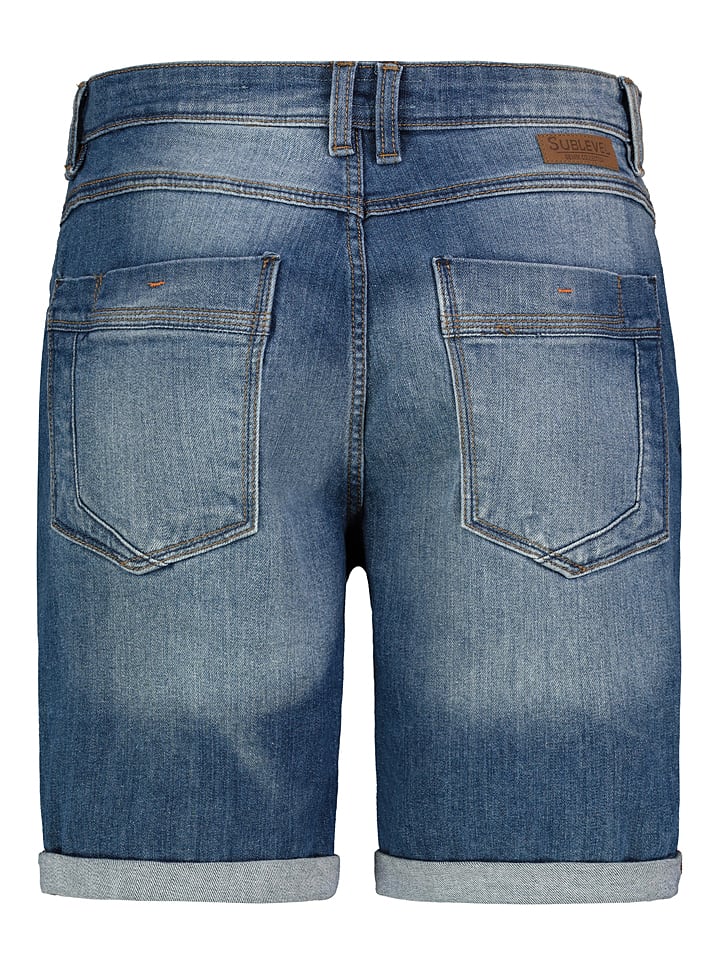 Sublevel Jeans-Bermudas in Blau günstig kaufen