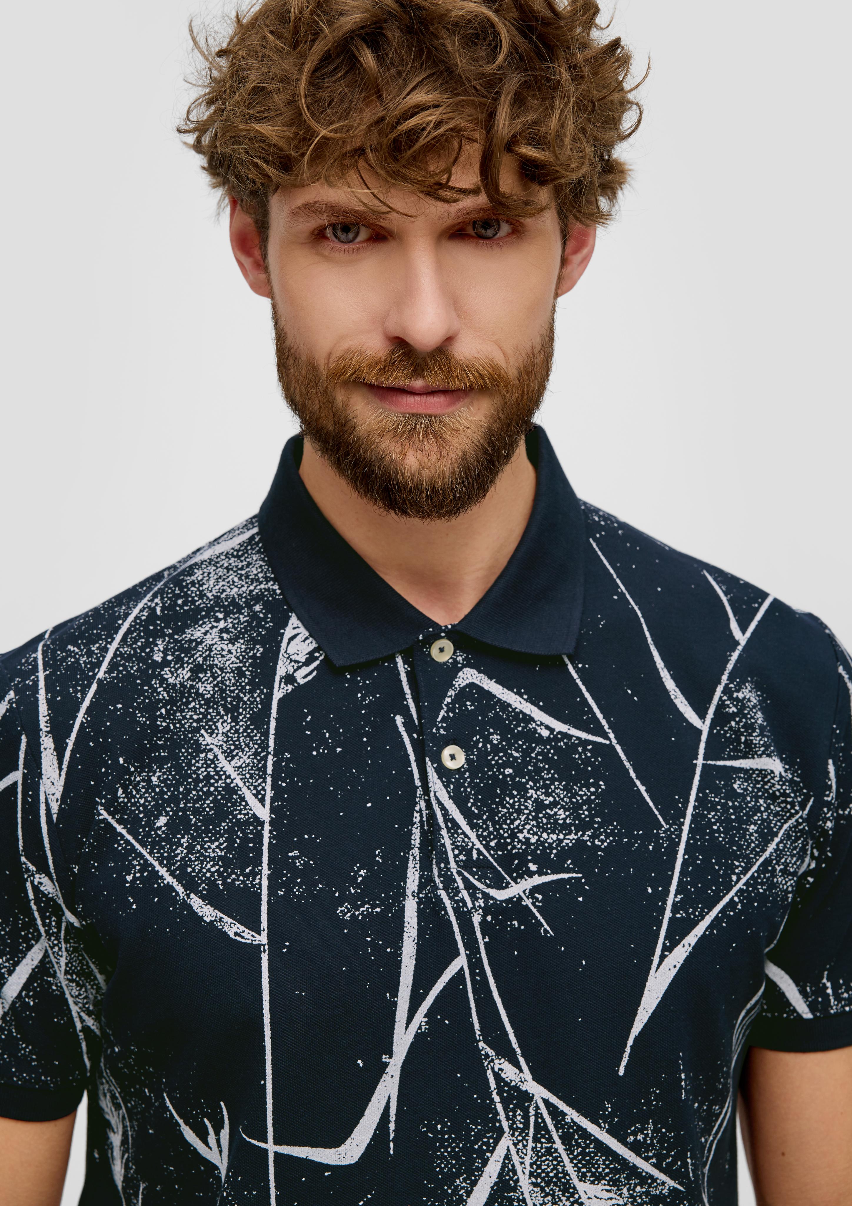 Poloshirt mit All-over-Print  2143942-59A3
