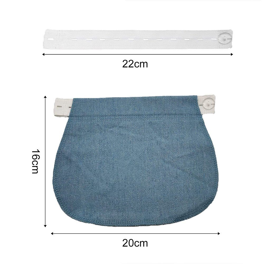 KOMIRO Hosenträger Jeansgürtel Verstellbare Hosenverlängerungsgürtel 4 Stück (4-St)