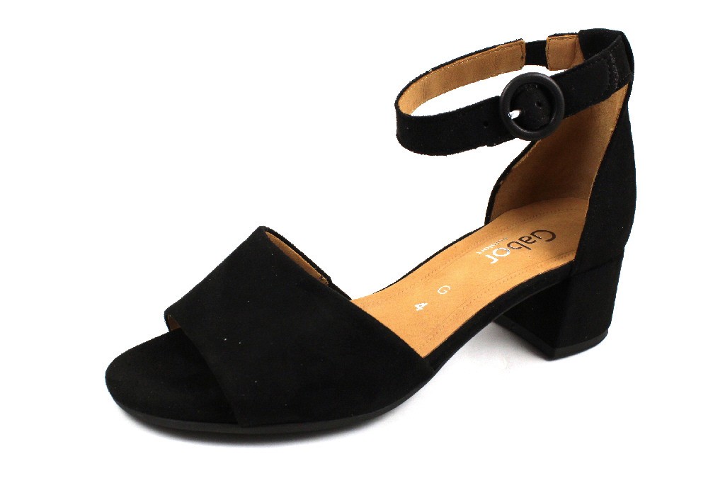 GABOR Klassische Sandalen schwarz