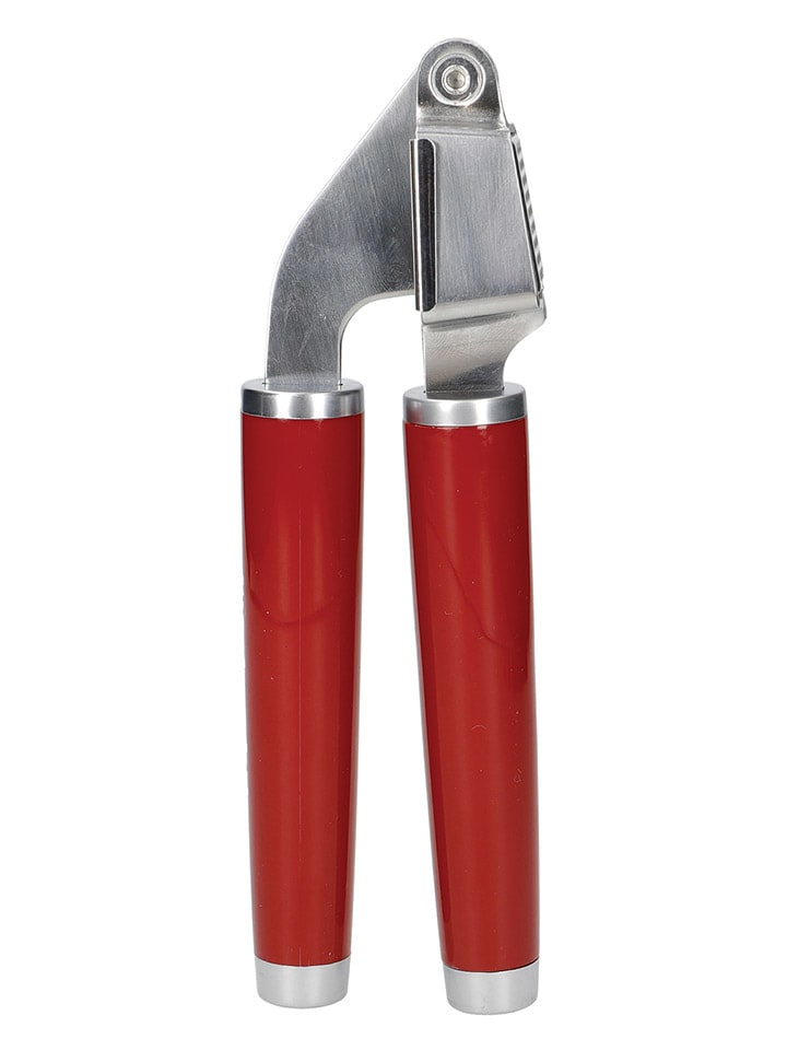 KitchenAid Knoblauchpresse in Silber/ Rot - (L)19 cm günstig kaufen onesize