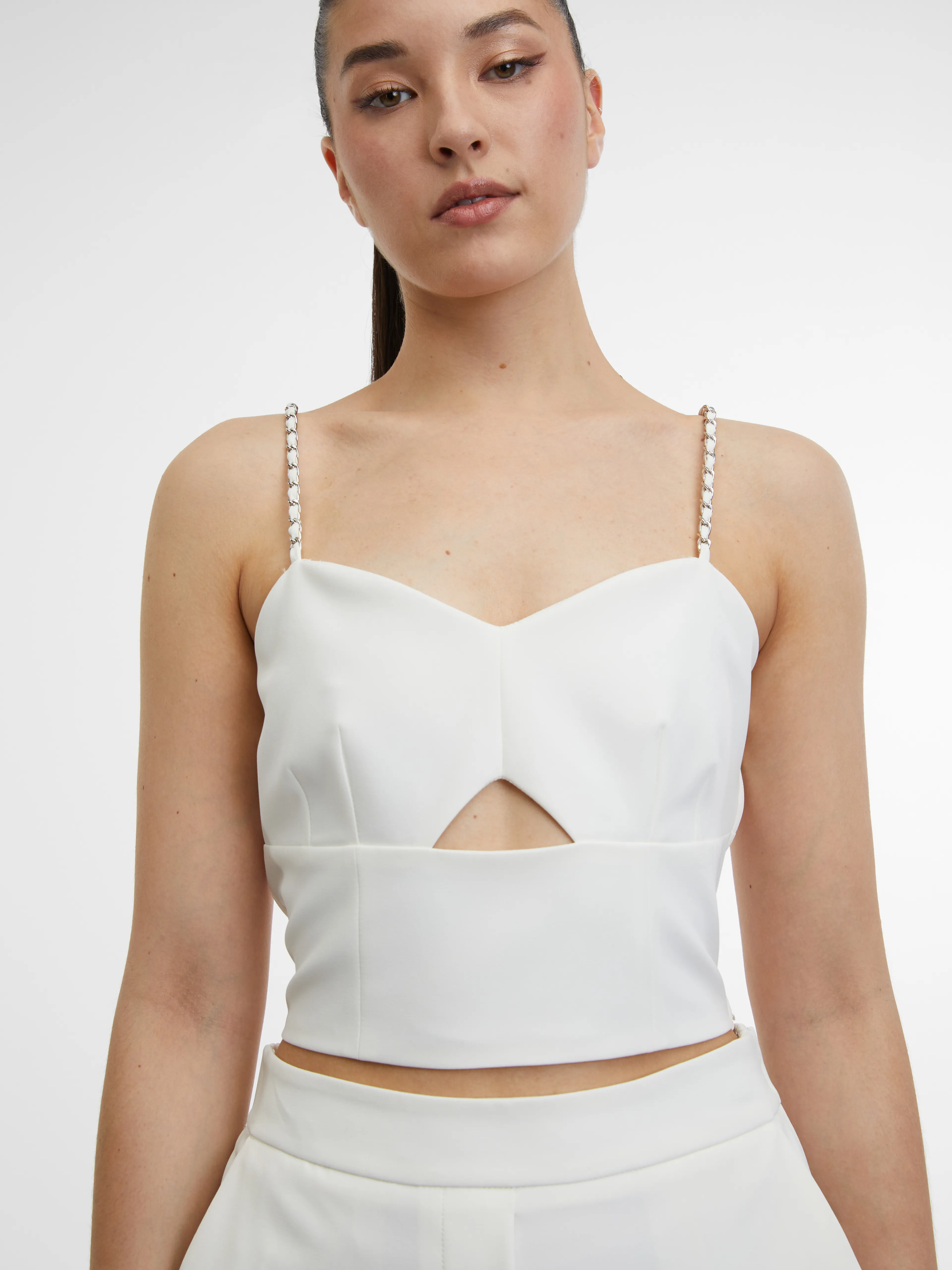 Cremefarbenes Damen-Top ORSAY