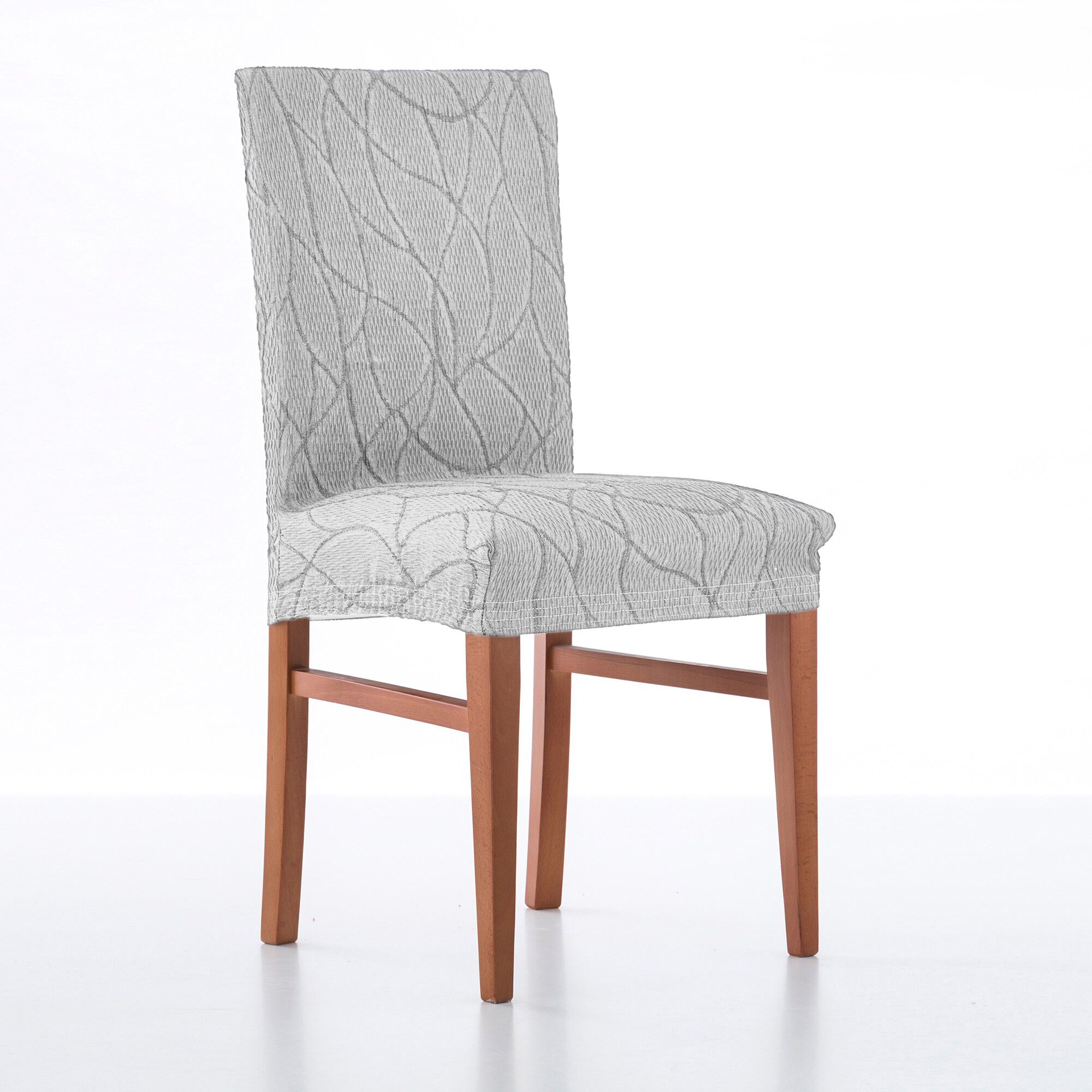 Housse intégrale extensible motif jacquard 