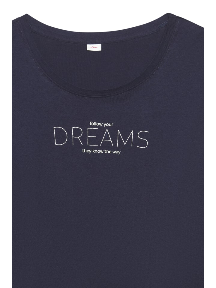 s.Oliver Sleepshirt in marine günstig kaufen