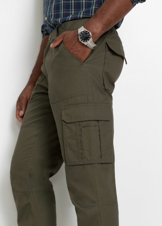Cargohose mit Teflonausrüstung, Straight