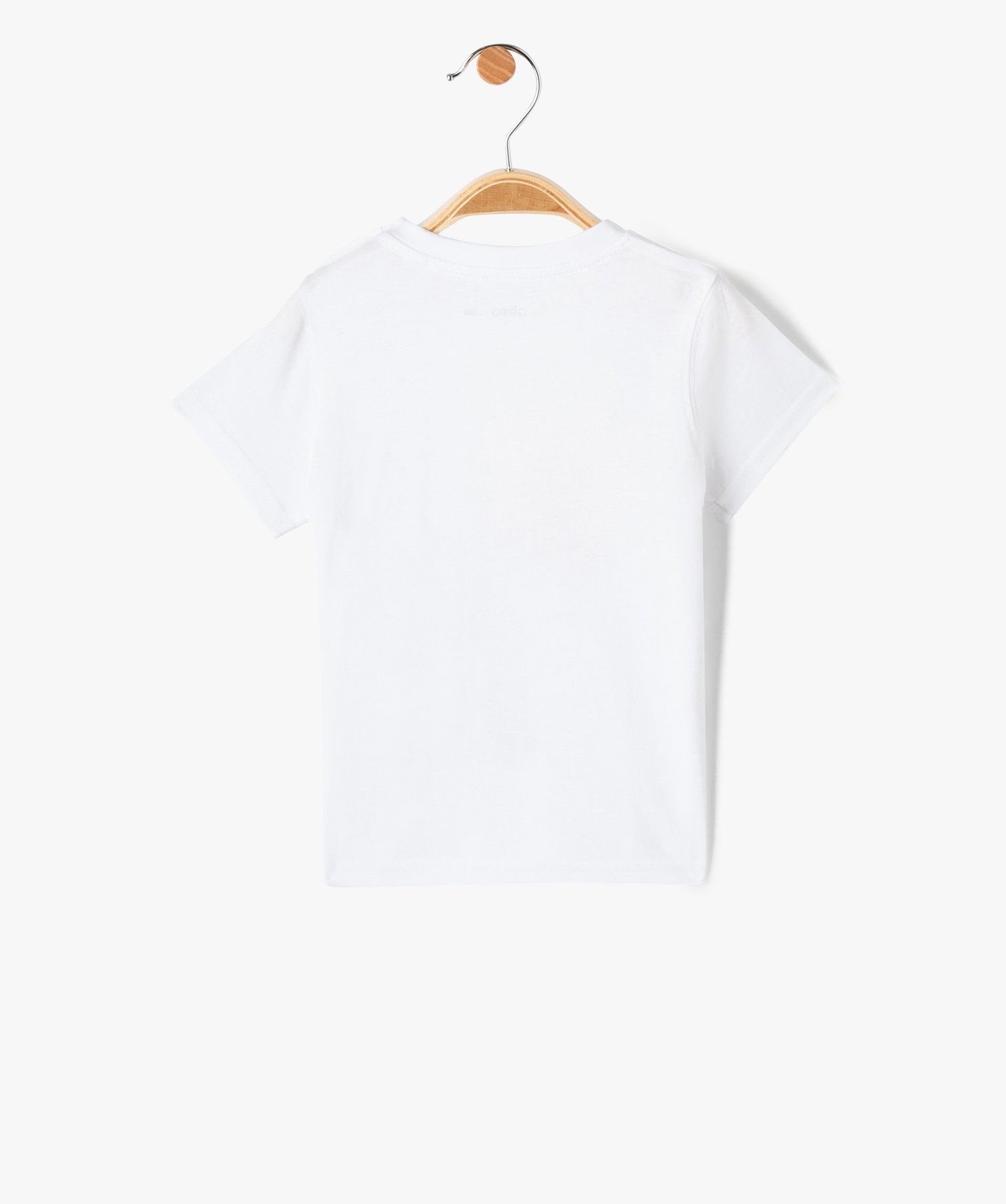 Tee-shirt bébé Garçon à manches courtes et message humor... blanc | GEMO