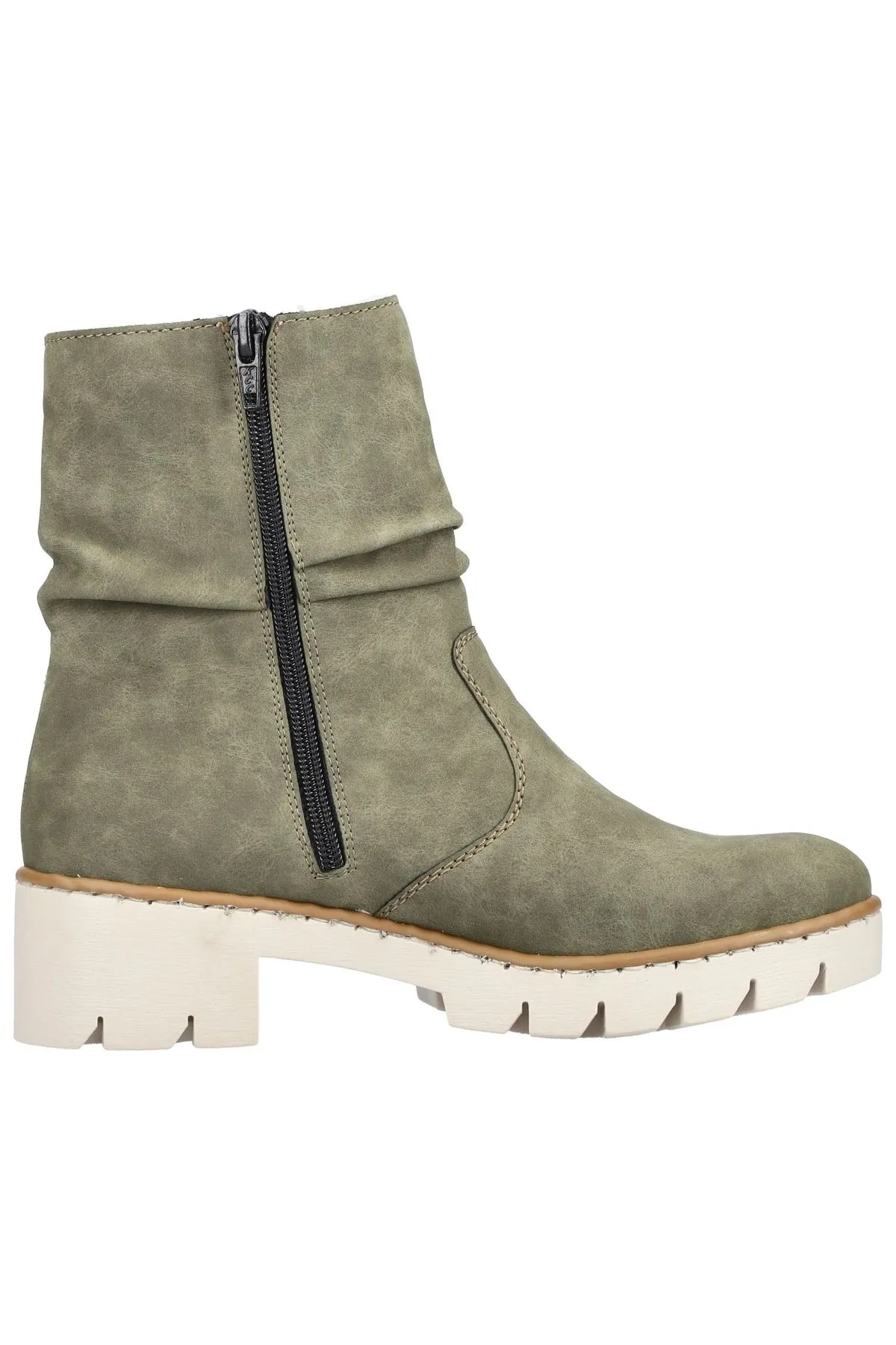 Rieker  Stiefelette - Grün - Blockabsatz