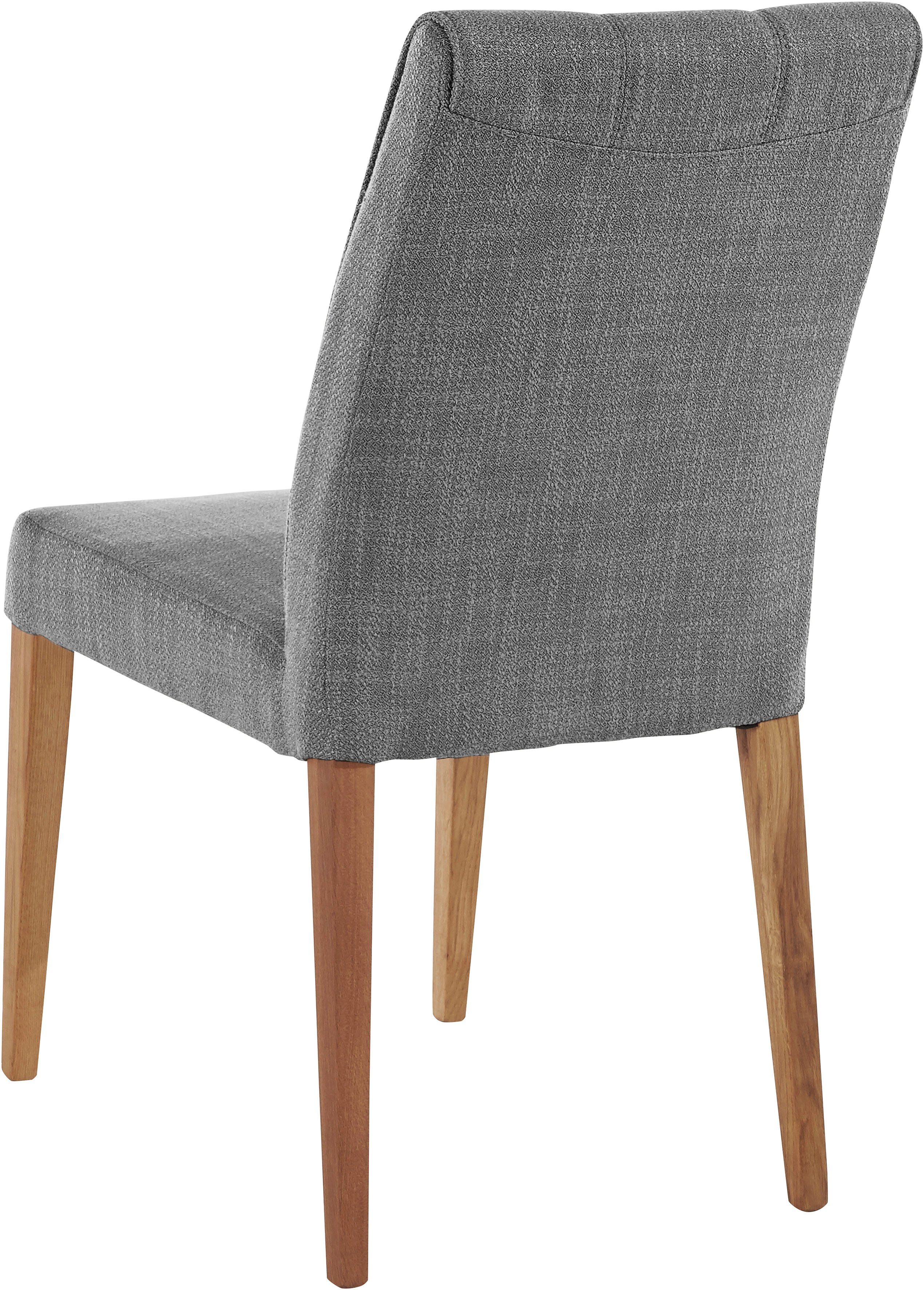 INOSIGN 4-Fußstuhl (Set, 2 St), Rückenlehne mit Steppung