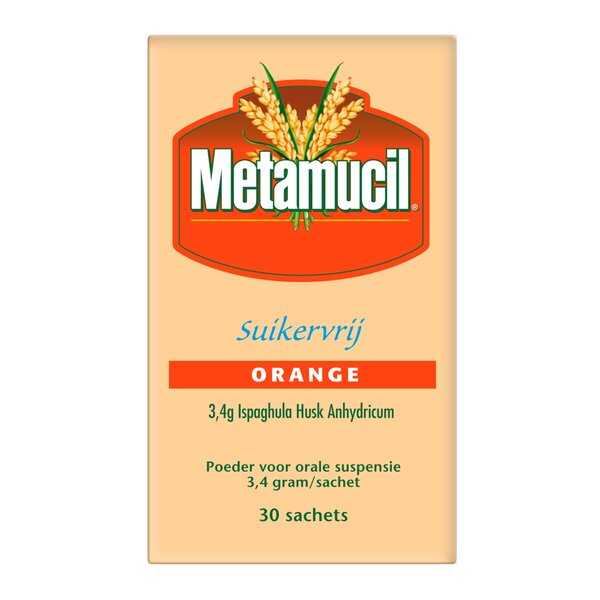Sachets de Metamucil Orange - 30 unités - Constipation