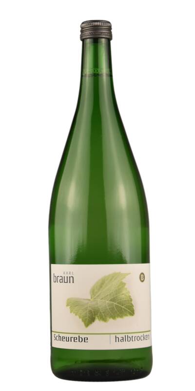 Weingut Karl Braun Scheurebe halbtrocken 2021