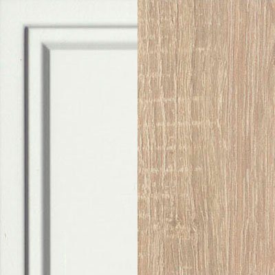 HELD MÖBEL Küchenbuffet Stockholm hochwertige MDF-Fronten, 2 Glasrahmentüren, 200 cm hoch, viel Stauraum