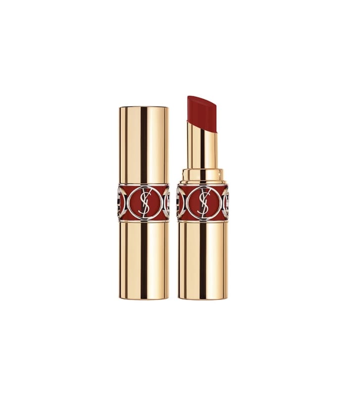 YVES SAINT LAURENT-ROUGE VOLUPTÉ SHINE -Une brillance à porter. Des couleurs fraîches