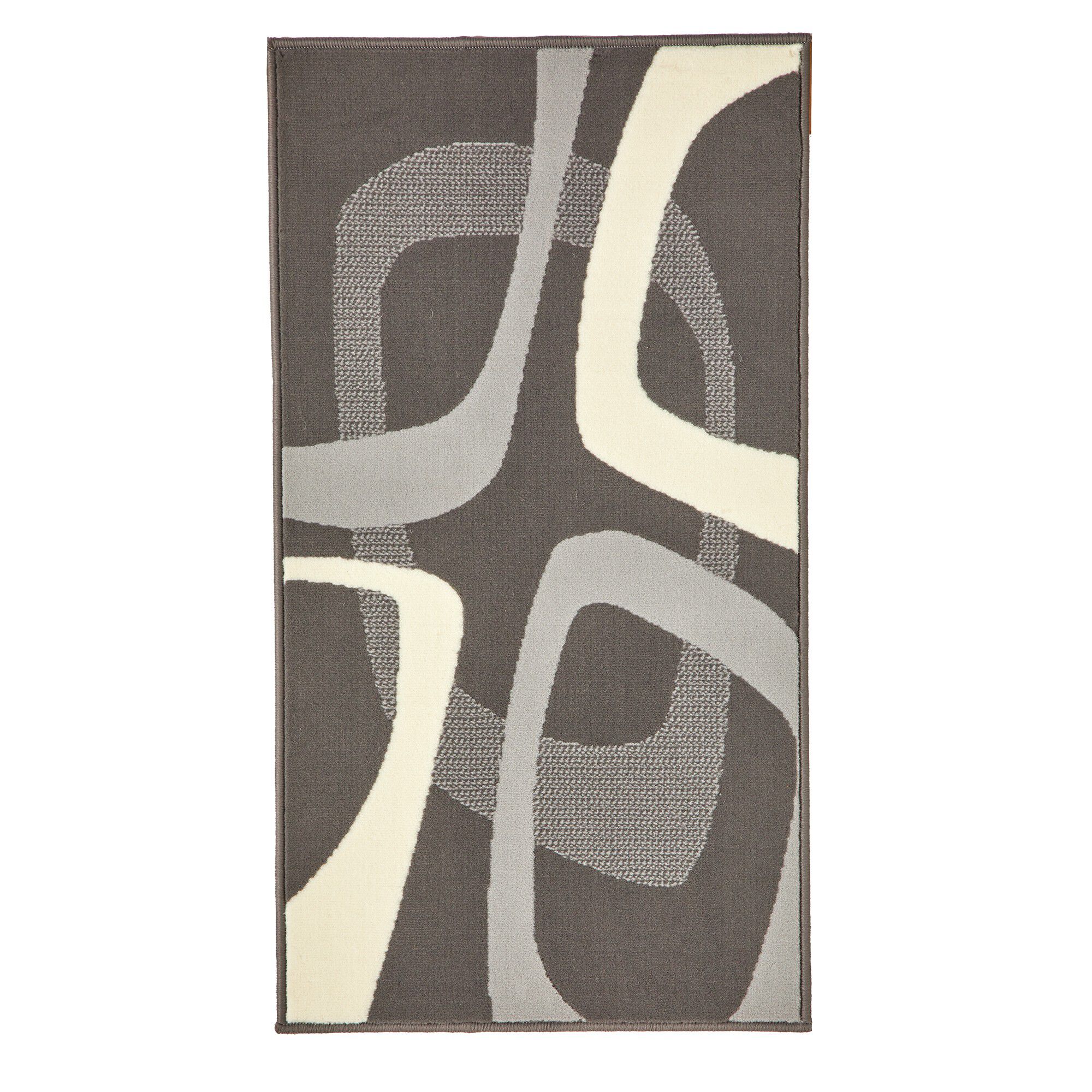 Tapis rectangulaire motif rétro