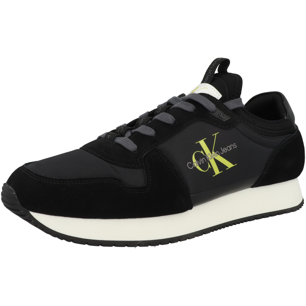 Calvin Klein Jeans Runner Sock Laceup Sneaker low schwarz