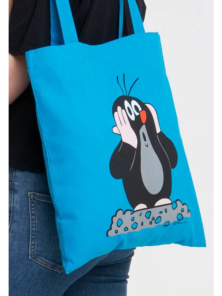 Logoshirt Baumwolltasche Baumwolltasche Der kleine Maulwurf in turqouise günstig kaufen onesize