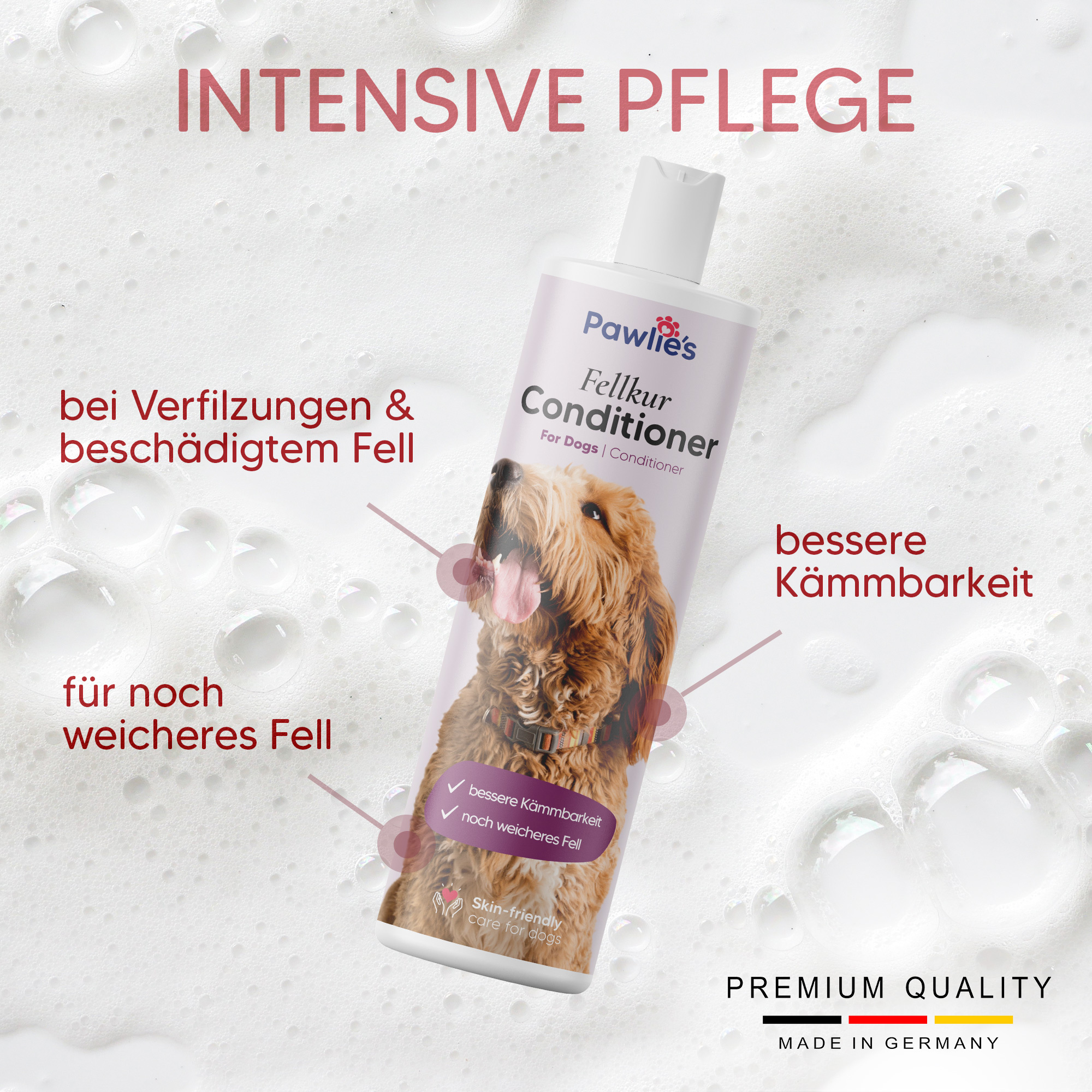Pawlie's Fellpflege Pawlie's Conditioner für Hunde