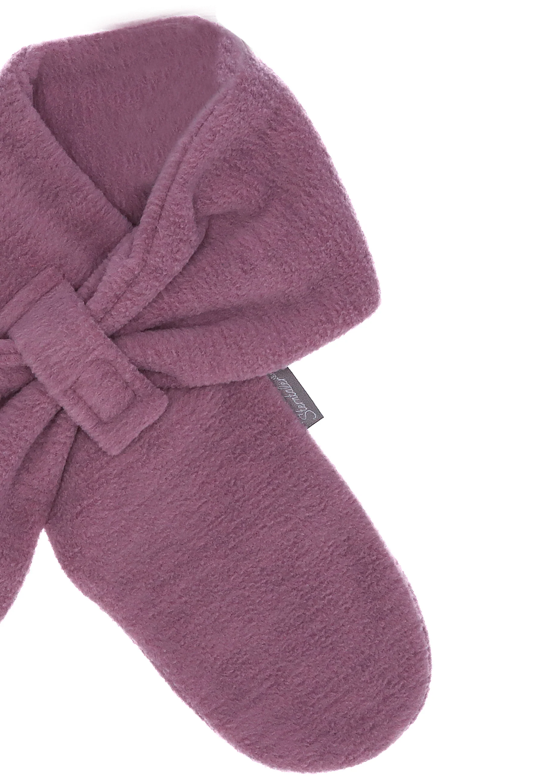 Schal aus Microfleece melange (recycelt) m. Riegel