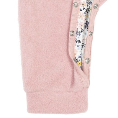 Strampler langarm, rosa für Mädchen