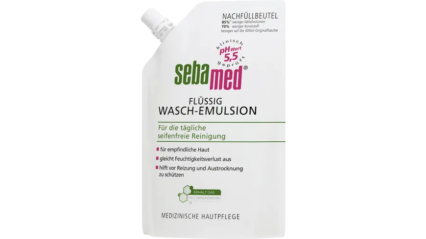 Sebamed Flüssig Wasch-Emulsion Nachfüllbeutel 400 ml