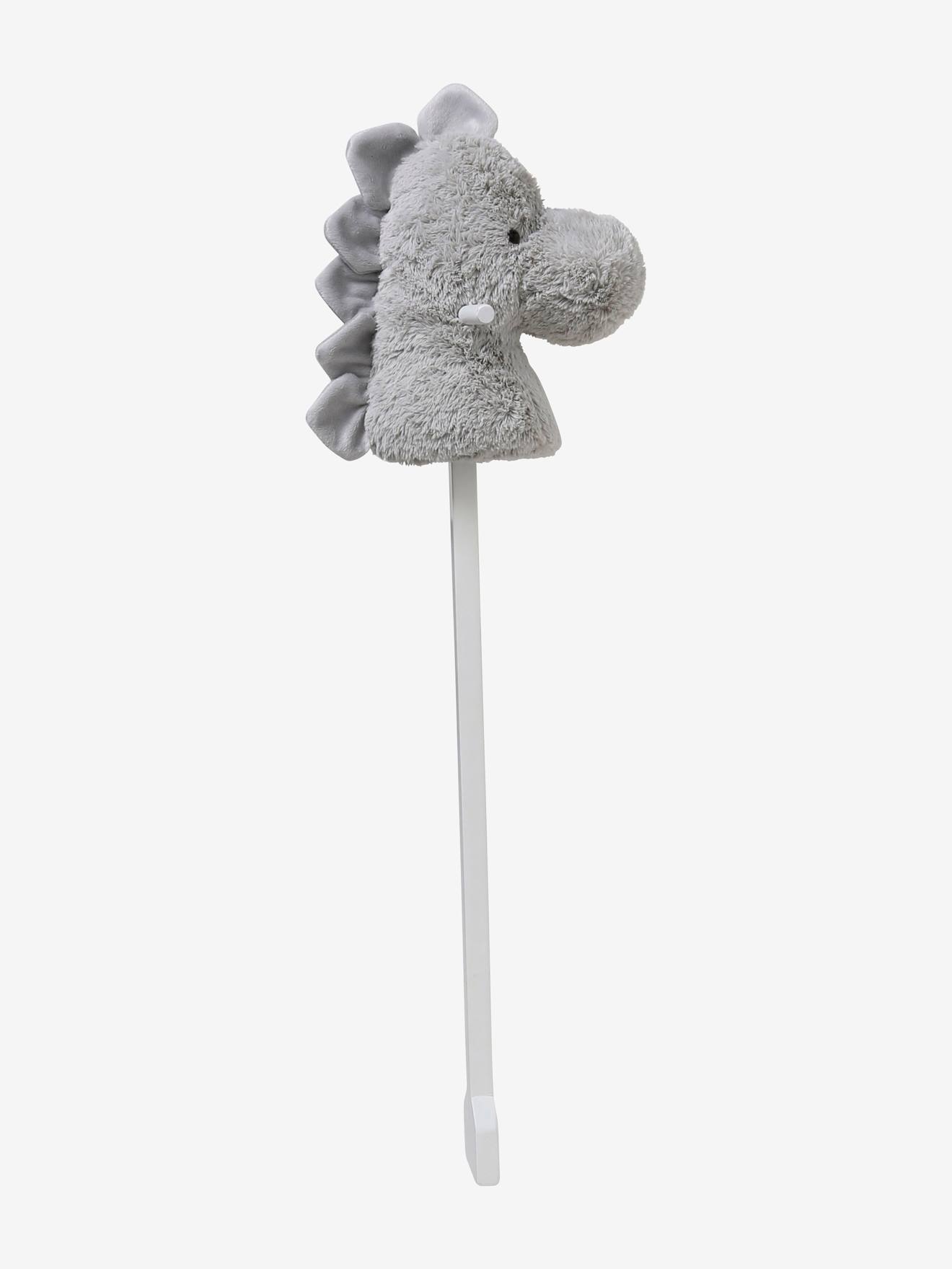 Dinosaure bâton à chevaucher gris