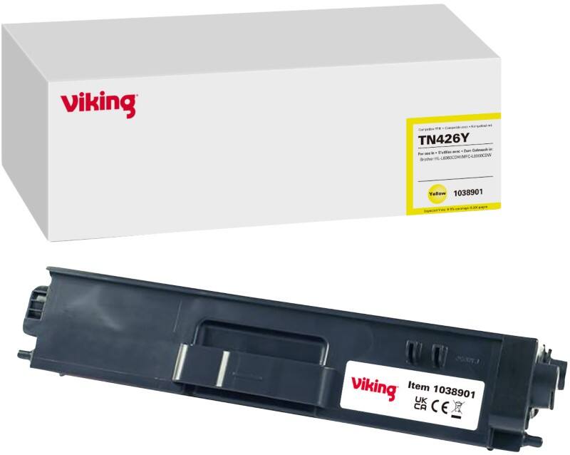 Viking TN-426Y Kompatibel Brother Tonerkartusche Gelb