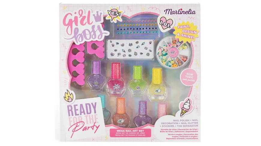 MARTINELIA SUPERGIRL MEGA NAIL ART SET