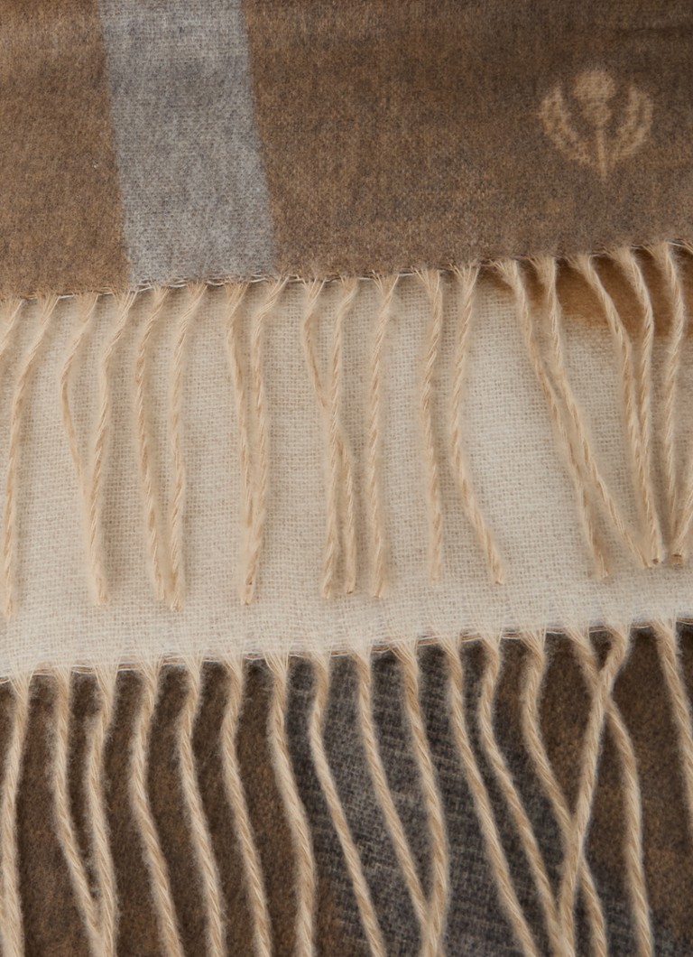 Fraas Cashmink scarf with print 200 x 44 cm