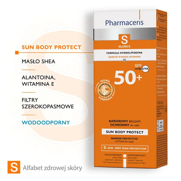 Bálsamo Corporal Protetor Hidrolipídico Pharmaceris S FPS 50+
