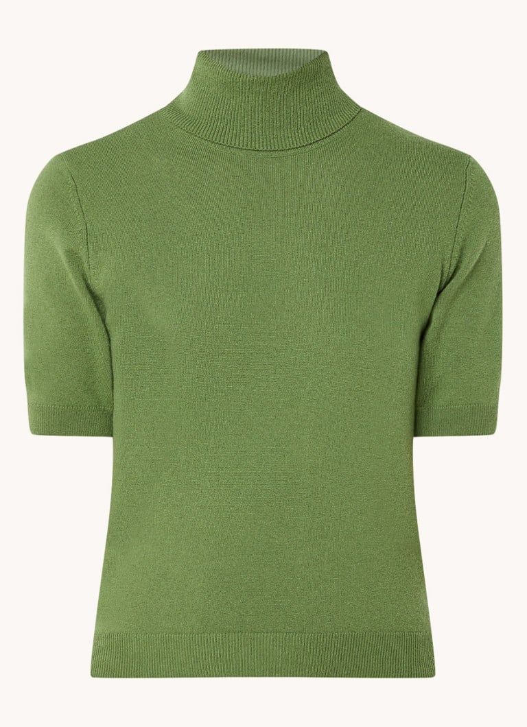 Benetton Fine-knit top in cashmere blend