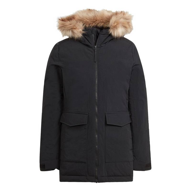 adidas Hooded Fur Parka Softshelljacke Damen