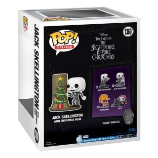 Nightmare before Christmas 30th POP! Deluxe Vinyl Figur - Jack w/C.Town Door