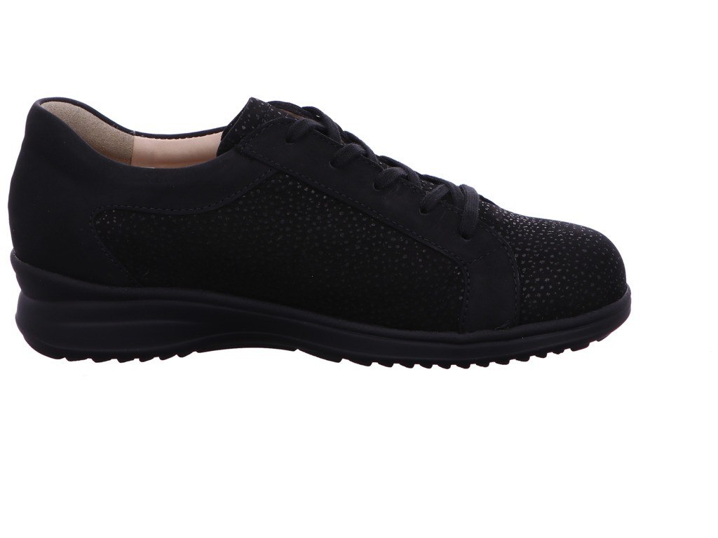 FINN COMFORT Komfort Schnürer schwarz BEXLEY