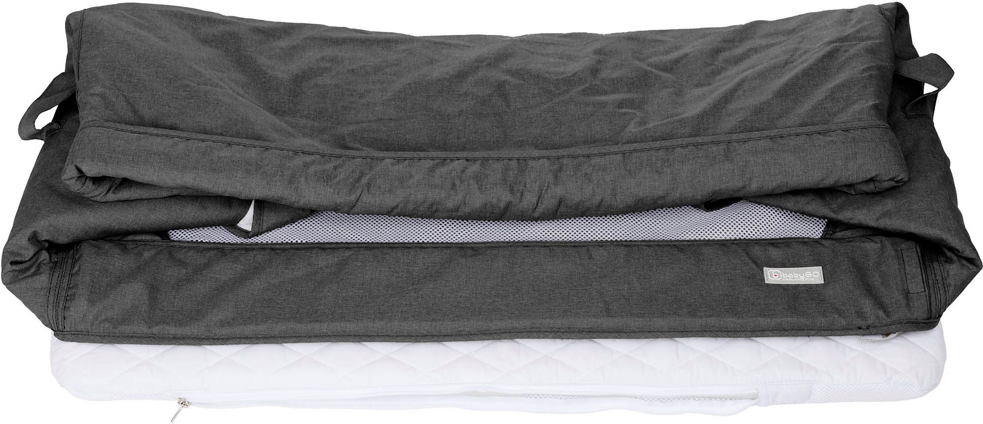 BabyGo Beistellbett Together, dark grey, faltbar