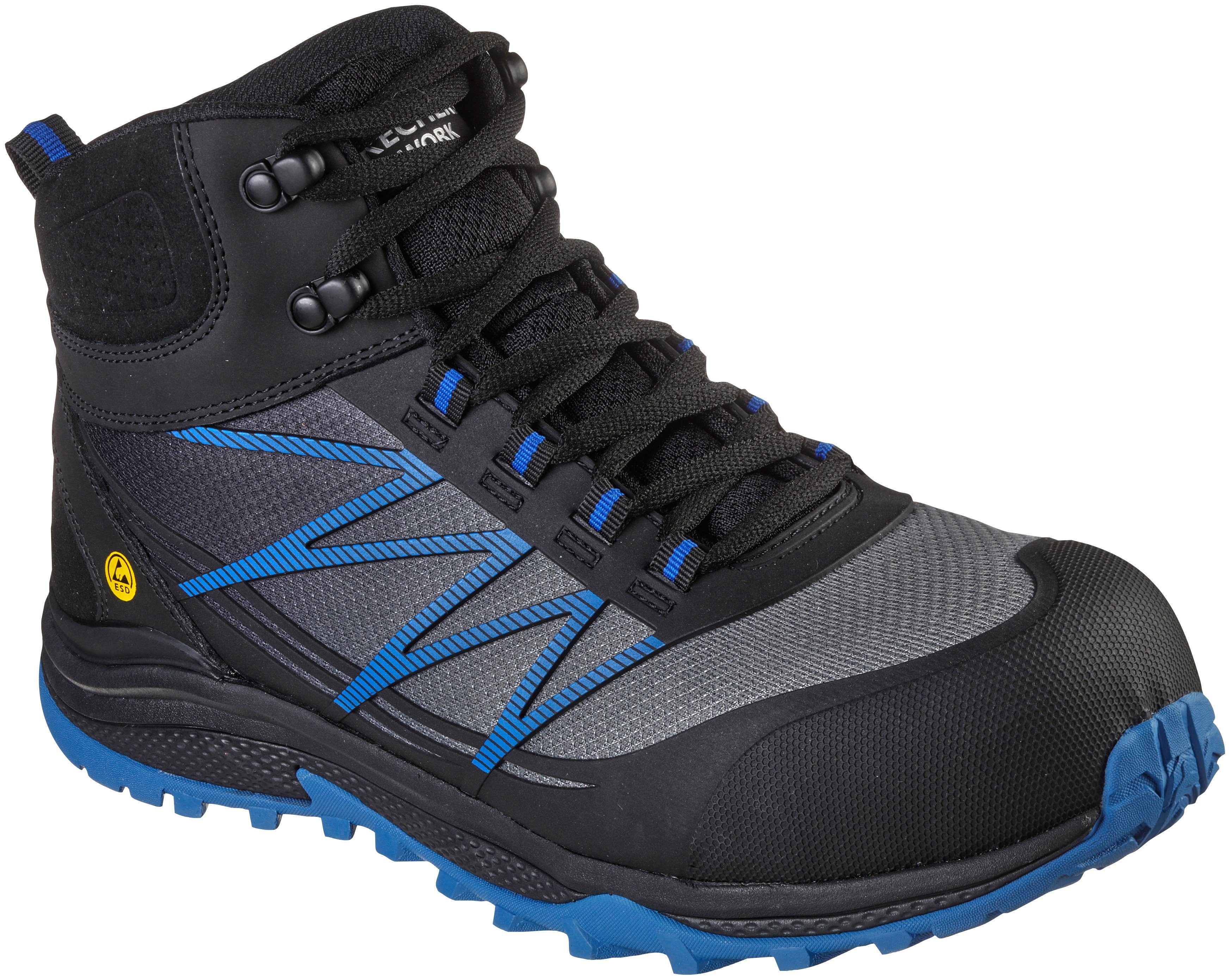 Skechers PUXAL - FIRMLE Sicherheitsschuh S1 P ESD, besonders leicht, durchtrittsicher, bequem und atmungsaktiv