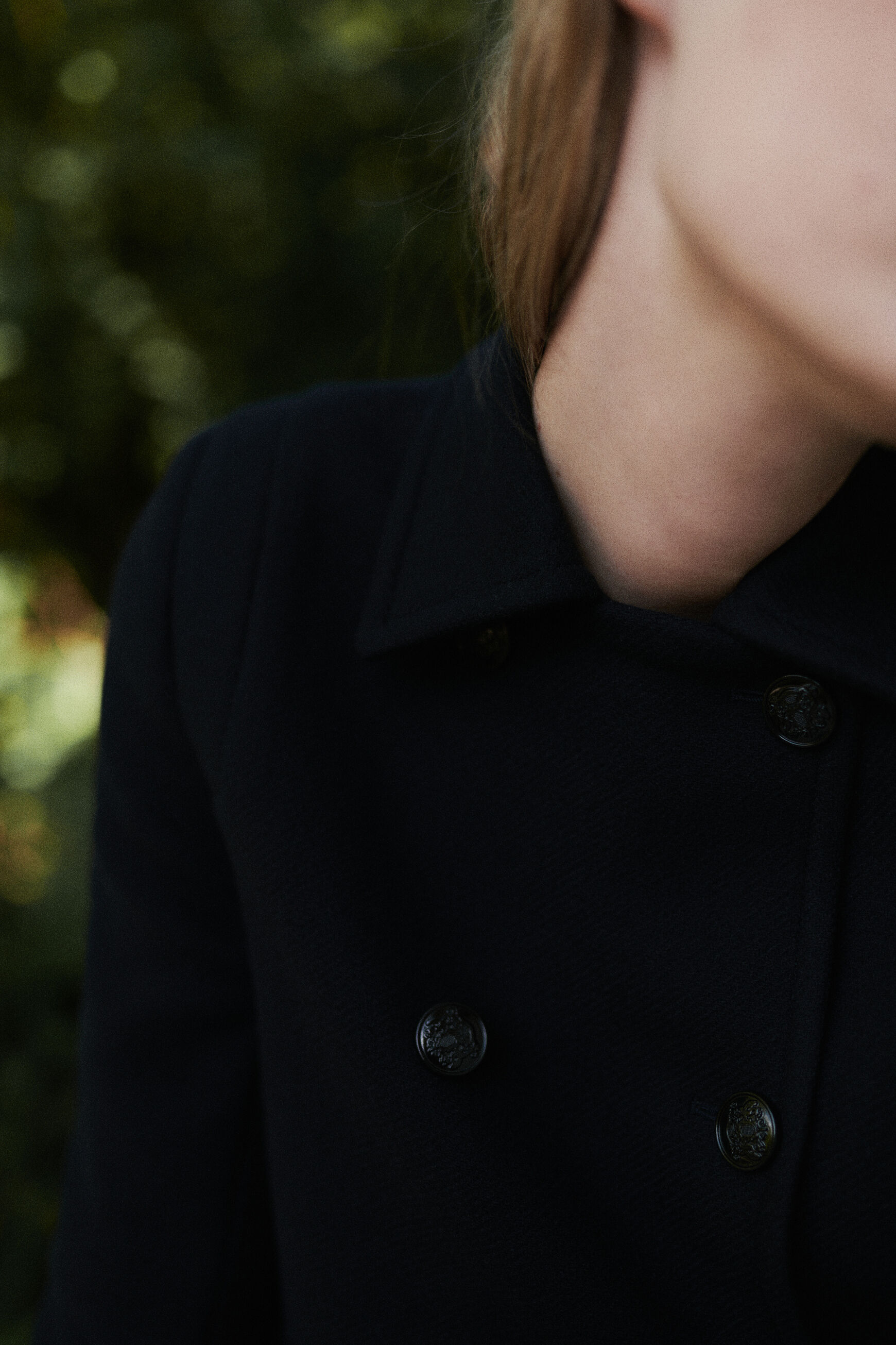 manteau nathanael bleu marine femme