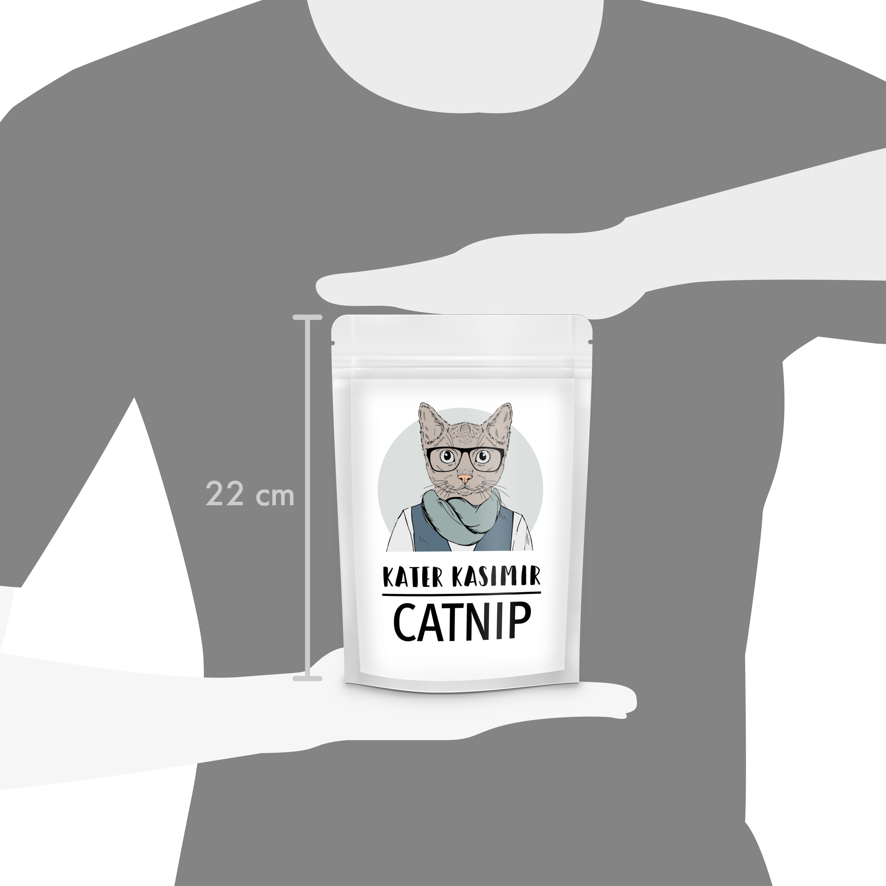 Kater Kasimir Baldrian & Catnipspielzeug Kater Kasimir Premium Katzenminze, 30g Beutel (getrocknet, geschnitten und gesiebt)