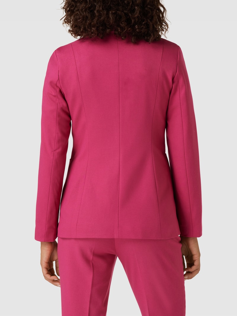 Blazer mit Reverskragen in pink