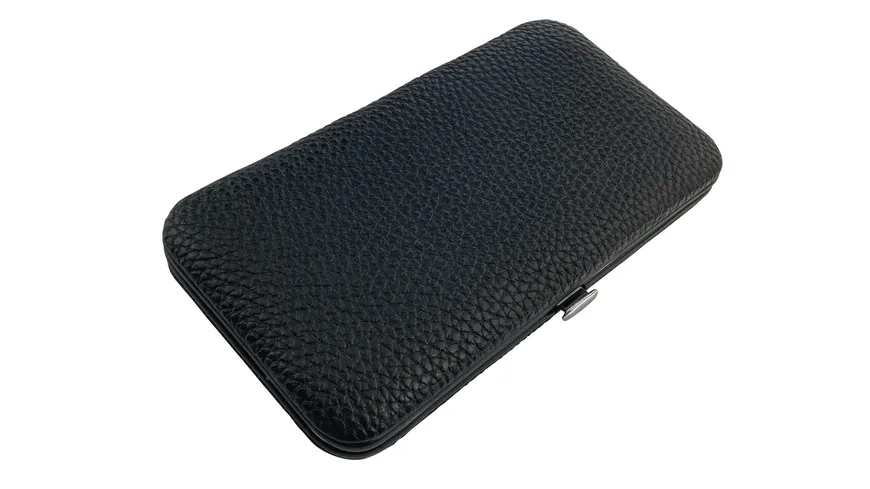Rahmenmaniküre Etui, 6-teilig, Schwarz Schwarz