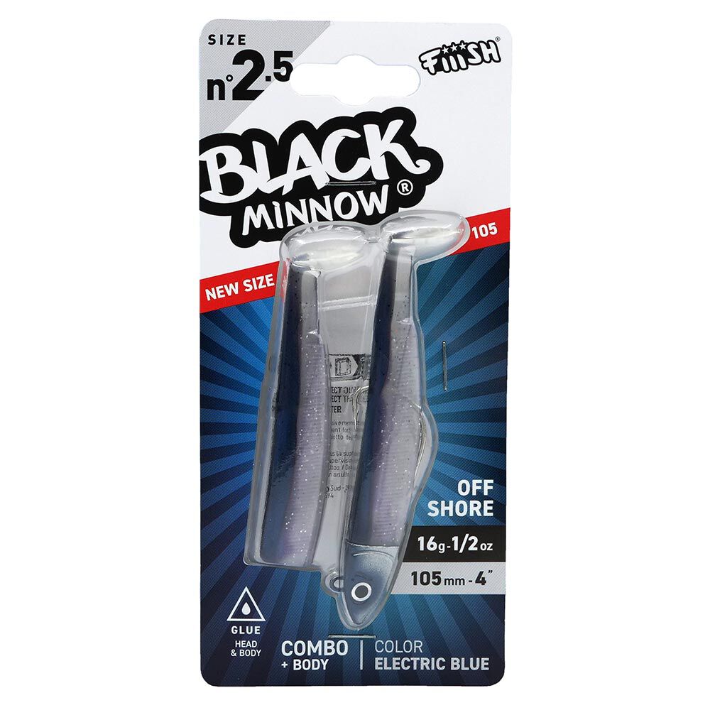 Leurre Souple Fiiish Combo Black Minnow 105 Offshore 10,5cm 16g