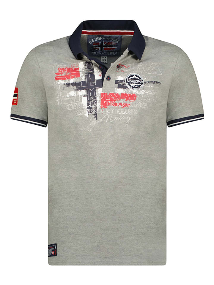 Geographical Norway Poloshirt in Grau günstig kaufen