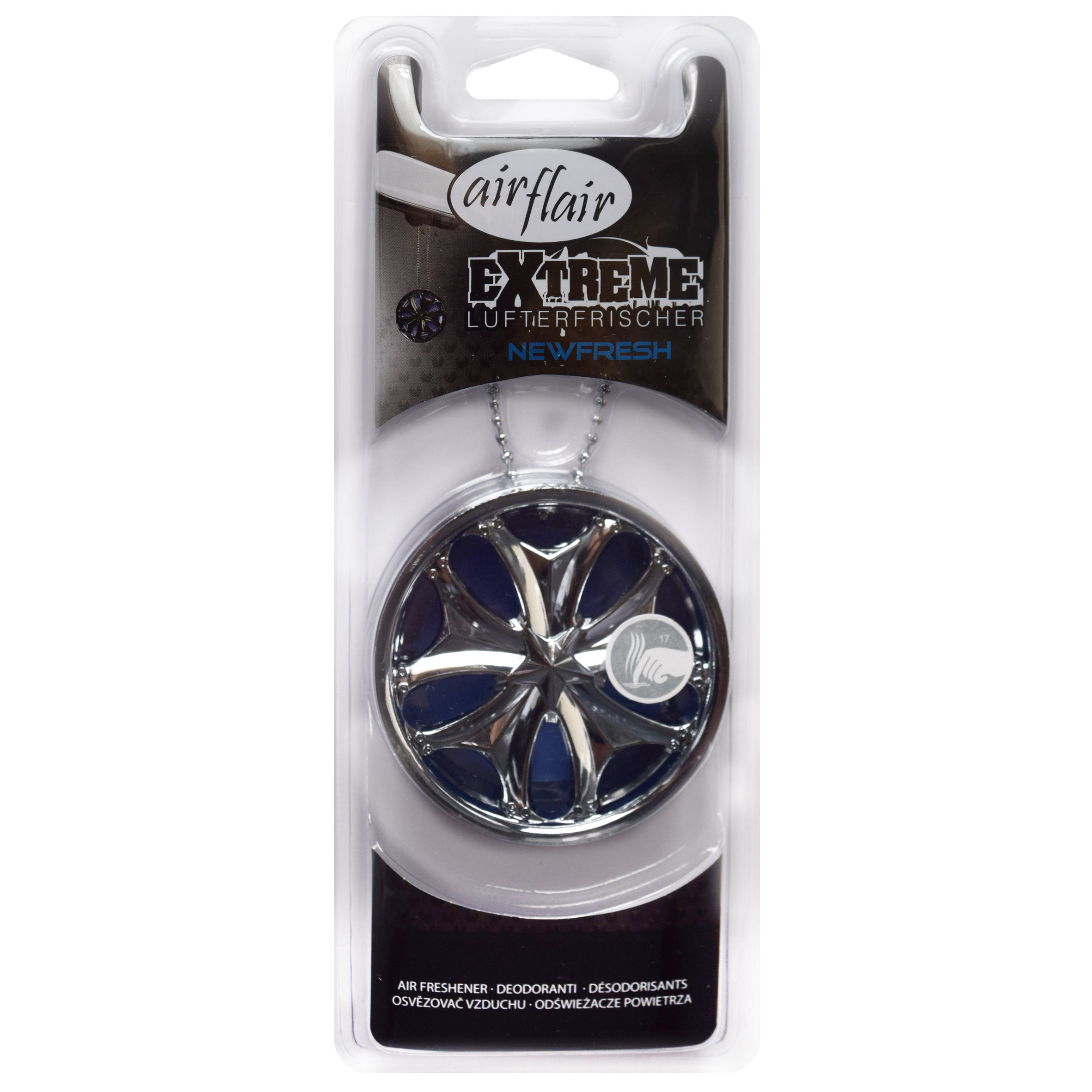 Lufterfrischer "Chrome Rims", New Car - ATU