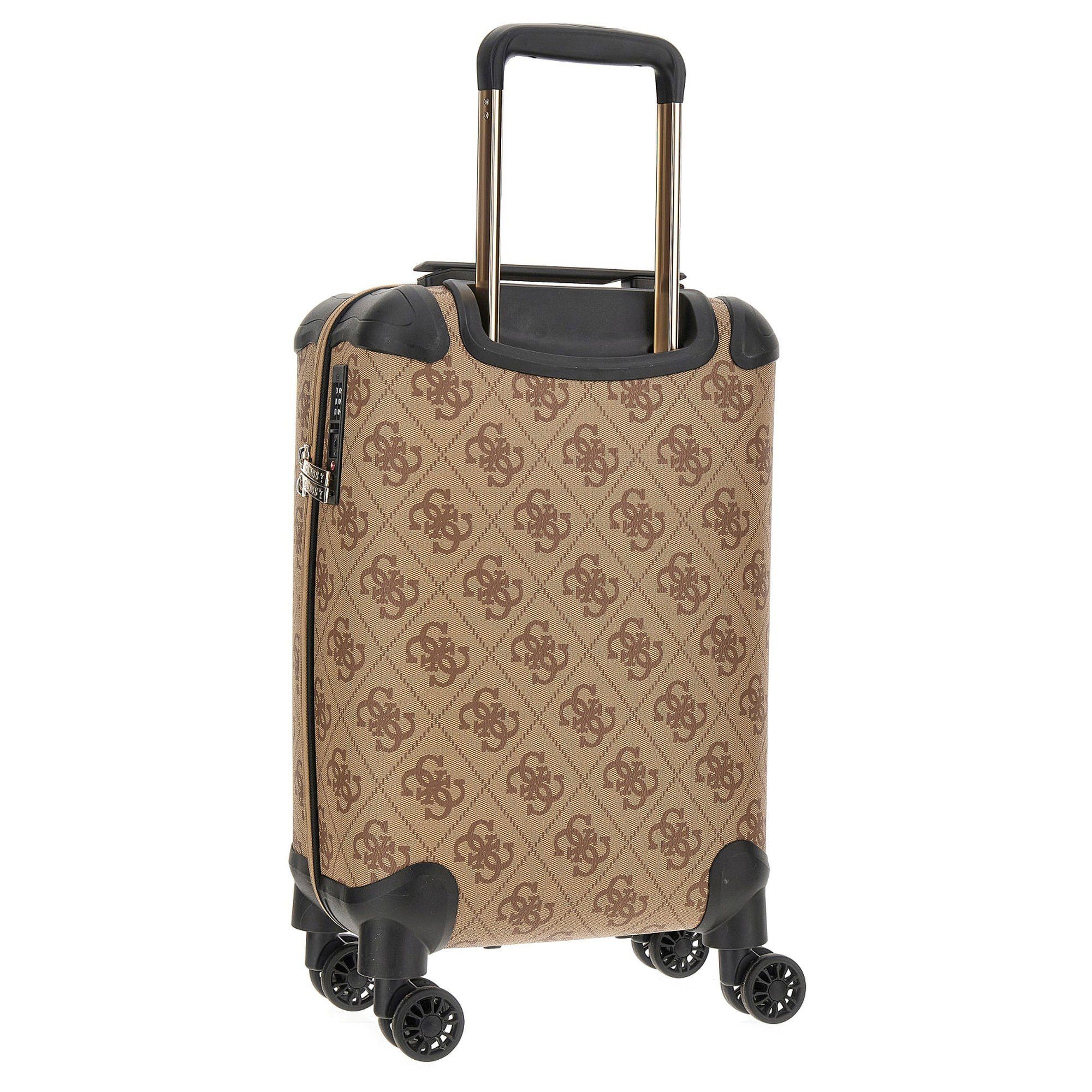Guess Handgepäck-Trolley Berta 18 IN - 4-Rollen-Trolley 46 cm, 4 Rollen Rollen
