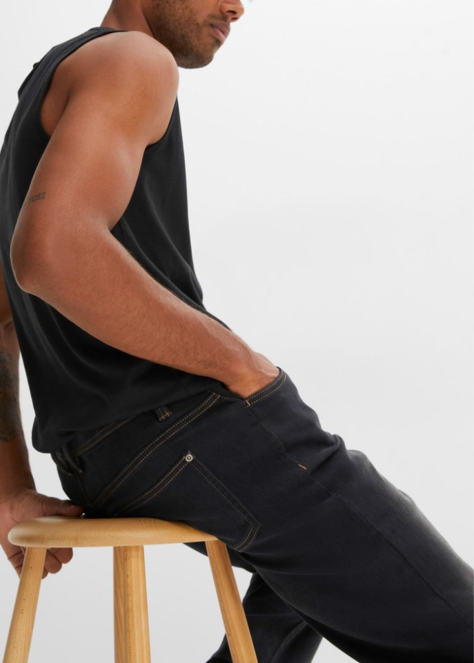 Regular Fit Stretch-Thermojeans, Straight