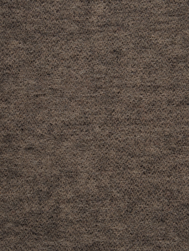 Schal aus Woll-Kaschmir-Mix in taupe