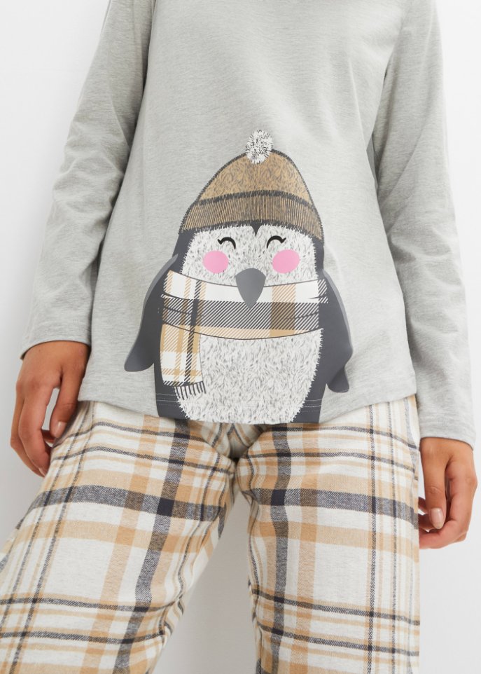 Pyjama mit Flanellhose
