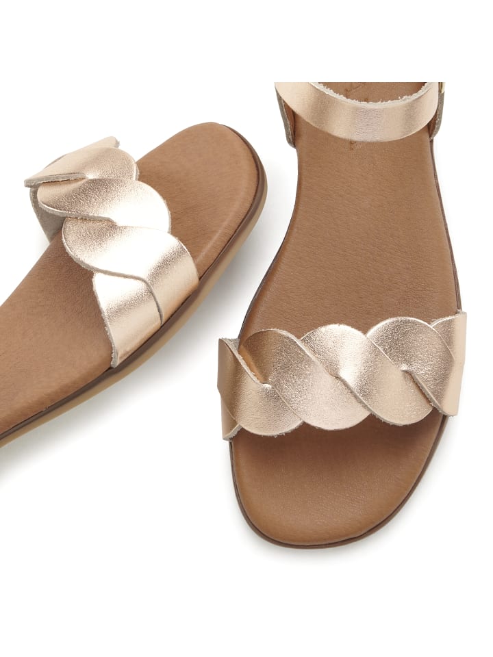 LASCANA Sandale in rosegoldfarben günstig kaufen